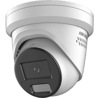 4MP DS-2CD2347G2-LSU/SL ColorVu Turret Network Camera W/ Mic & Speaker- Two Way Audio - White